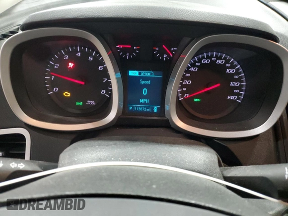 2015 Chevrolet Equinox LT with VIN 2GNALBEK0F1114344, listed as a Copart auction lot 54548185 with 113,872 mi miles and Salvage Title. Bid and sale history available at carsss.com. Image 9.