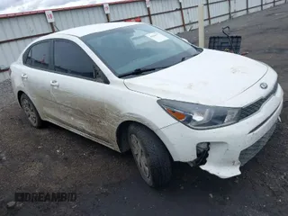 2020 Kia Rio S with VIN 3KPA24AD8LE343853, listed as a IAAI auction lot 41841975 with 202,223 mi miles. Bid and sale history available at carsss.com. Image 1.