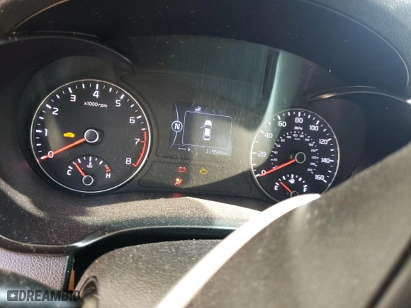 2017 Kia Optima LX 1.6T with VIN 5XXGT4L1XHG170765, listed as a Copart auction lot 78014084 with 119,583 mi miles and Salvage Title. Bid and sale history available at carsss.com. Image 9.