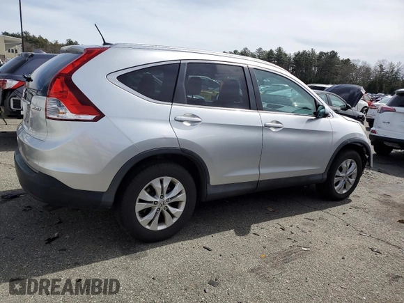 2013 Honda CR-V EX-L with VIN 2HKRM4H78DH656301, listed as a Copart auction lot 49005145 with 180,287 mi miles and Salvage Title. Bid and sale history available at DreamBid. Image 3.