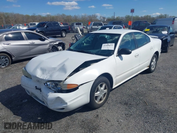 2004 Oldsmobile Alero GL1 with VIN 1G3NL52E54C130699, listed as a IAAI auction lot 41989433 with 250,670 mi miles and . Bid and sale history available at DreamBid. Image 2.
