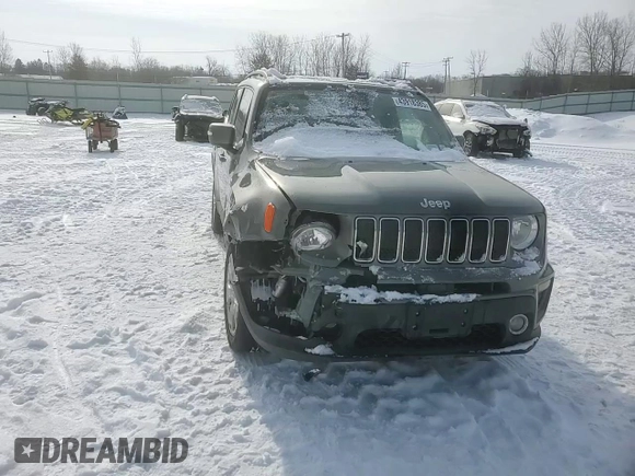 2020 Jeep Renegade Limited with VIN ZACNJBD16LPL76313, listed as a Copart auction lot 43918385 with 69,134 mi miles and Salvage title. Bid and sale history available at DreamBid. Image 12.