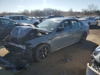 2019 BMW M5 Competition with VIN WBSJF0C51KB448712, listed as a Copart auction lot 50625145 with 0 mi miles and Salvage Title. Bid and sale history available at carsss.com. Image 1.