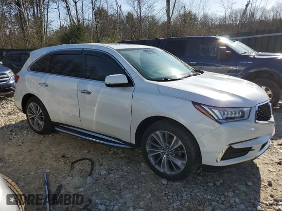 2018 Acura MDX Technology z VIN 5J8YD3H57JL007621, wystawiony jako Copart lot #42009205 z przebiegiem 71 436 mil mil oraz Nie do naprawy • Non repairable. Historia ofert i sprzedaży dostępna na DreamBid. Obrazek 4.
