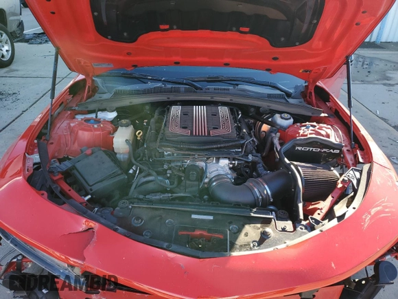 2018 Chevrolet Camaro ZL1 with VIN 1G1FJ1R63J0180928, listed as a Copart auction lot 44573285 with 36,835 mi miles and Salvage Title. Bid and sale history available at DreamBid. Image 11.