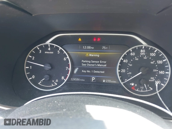 2016 Nissan Maxima SV with VIN 1N4AA6AP6GC903638, listed as a IAAI auction lot 42180421 with 124,586 mi miles and . Bid and sale history available at DreamBid. Image 7.