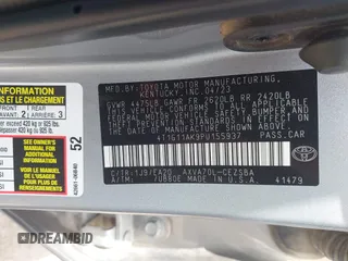 2023 Toyota Camry SE z VIN 4T1G11AK9PU155937, wystawiony jako IAAI lot #42121016 z przebiegiem 35 523 mil mil oraz . Historia ofert i sprzedaży dostępna na DreamBid. Obrazek 9.