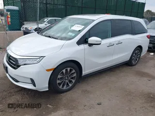2024 Honda Odyssey EX-L with VIN 5FNRL6H66RB003316, listed as a IAAI auction lot 41304872 with 12,810 mi miles and . Bid and sale history available at DreamBid. Image 17.