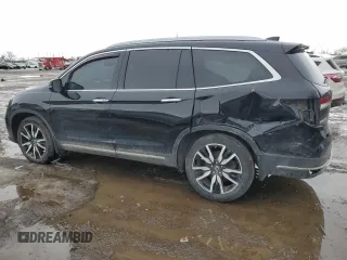 2021 Honda Pilot Touring 8-Passenger with VIN 5FNYF6H98MB500048, listed as a Copart auction lot 46789315 with 89,974 mi miles and Salvage title. Bid and sale history available at DreamBid. Image 2.