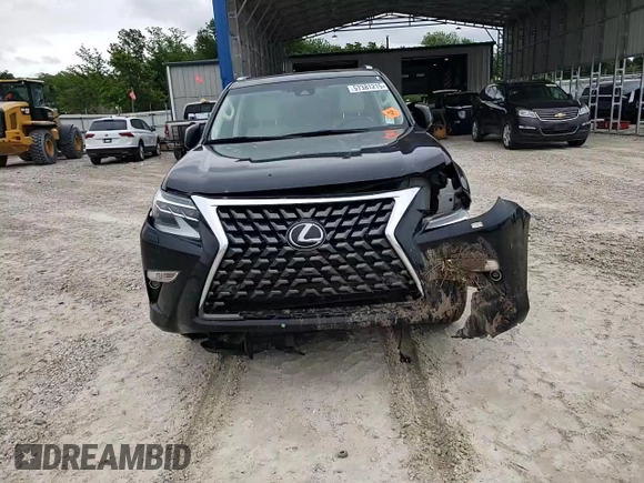2021 Lexus GX 460 Premium with VIN JTJAM7BX3M5283883, listed as a Copart auction lot 57381215 with 31,520 mi miles and Salvage title. Bid and sale history available at DreamBid. Image 14.