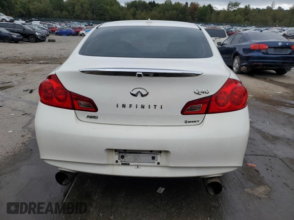 2015 Infiniti Q40 with VIN JN1CV6AR1FM521697, listed as a Copart auction lot 72340214 with 204,744 mi miles and Salvage Title. Bid and sale history available at carsss.com. Image 6.