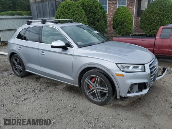 2018 Audi SQ5 Prestige with VIN WA1C4AFY1J2072006, listed as a Copart auction lot 58429414 with 87,450 mi miles and Salvage Title. Bid and sale history available at DreamBid. Image 4.