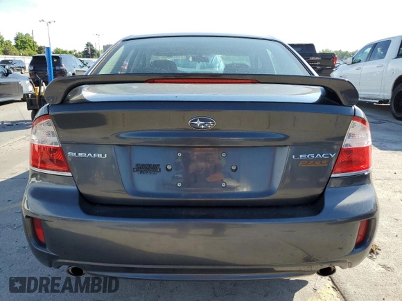 2009 Subaru Legacy Special with VIN 4S3BL616397222204, listed as a Copart auction lot 59924045 with 162,026 mi miles and Salvage title. Bid and sale history available at DreamBid. Image 6.