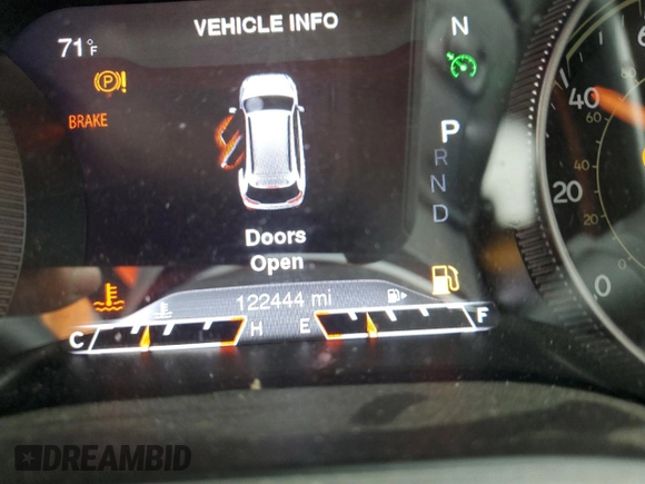2015 Jeep Cherokee Trailhawk with VIN 1C4PJMBS0FW578199, listed as a Copart auction lot 77538544 with 122,444 mi miles and Salvage Title. Bid and sale history available at carsss.com. Image 9.
