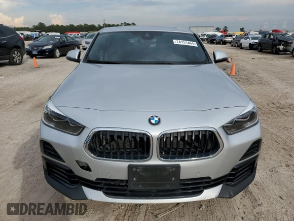 2022 BMW X2 sDrive28i with VIN WBXYH9C08N5U12160, listed as a Copart auction lot 74151464 with 59,362 mi miles and Clean Title. Bid and sale history available at carsss.com. Image 6.