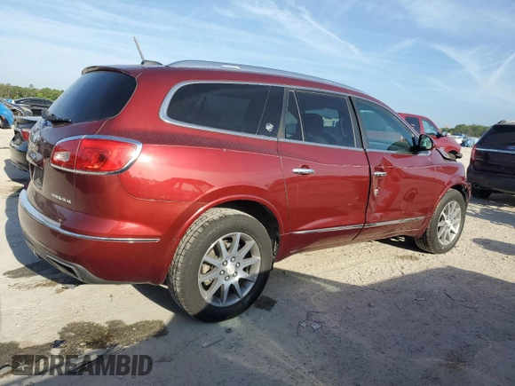 2017 Buick Enclave Leather with VIN 5GAKRBKDXHJ264392, listed as a Copart auction lot 51998025 with 181,689 mi miles and Salvage Title. Bid and sale history available at DreamBid. Image 3.