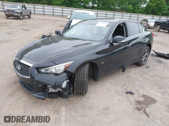 2017 Infiniti Q50 Premium z VIN JN1EV7AR8HM839575, wystawiony jako IAAI lot #42208933 z przebiegiem 160 873 mil mil oraz . Historia ofert i sprzedaży dostępna na DreamBid. Obrazek 2.