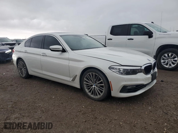 2018 BMW 5 Series 530i with VIN WBAJA5C58JWA38855, listed as a Copart auction lot 47621765 with 94,886 mi miles and Salvage Title. Bid and sale history available at DreamBid. Image 4.