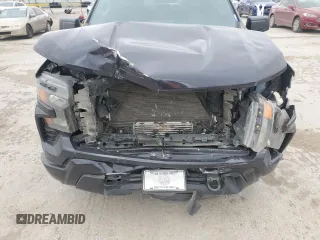 2022 Chevrolet Silverado 1500 Custom with VIN 3GCPDBEK7NG629749, listed as a Copart auction lot 49443735 with 0 mi miles and Salvage Title. Bid and sale history available at carsss.com. Image 11.