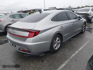 2020 Hyundai Sonata SE with VIN 5NPEG4JA7LH012153, listed as a IAAI auction lot 41748512 with 59,206 mi miles. Bid and sale history available at carsss.com. Image 4.