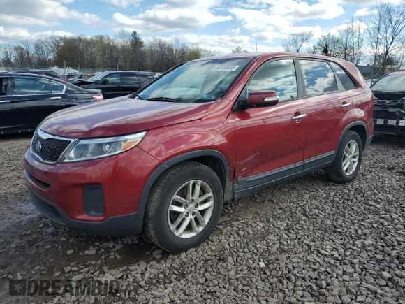 2014 Kia Sorento LX with VIN 5XYKT3A63EG466656, listed as a Copart auction lot 53100805 with 84,067 mi miles and Salvage Title. Bid and sale history available at carsss.com. Image 1.
