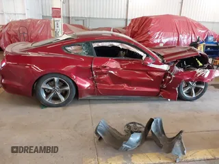 2015 Ford Mustang V6 with VIN 1FA6P8AM1F5359140, listed as a IAAI auction lot 42210615 with Not provided miles and . Bid and sale history available at DreamBid. Image 13.