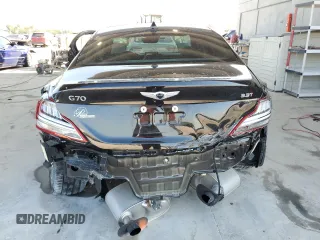2019 Genesis G70 3.3T Advanced with VIN KMTG74LE2KU026363, listed as a Copart auction lot 56954414 with 11,832 mi miles and Non Repairable. Bid and sale history available at carsss.com. Image 6.