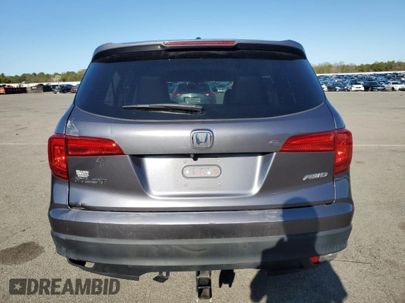 2017 Honda Pilot EX-L with VIN 5FNYF6H50HB063505, listed as a Copart auction lot 54768955 with 70,103 mi miles and Salvage Title. Bid and sale history available at DreamBid. Image 6.