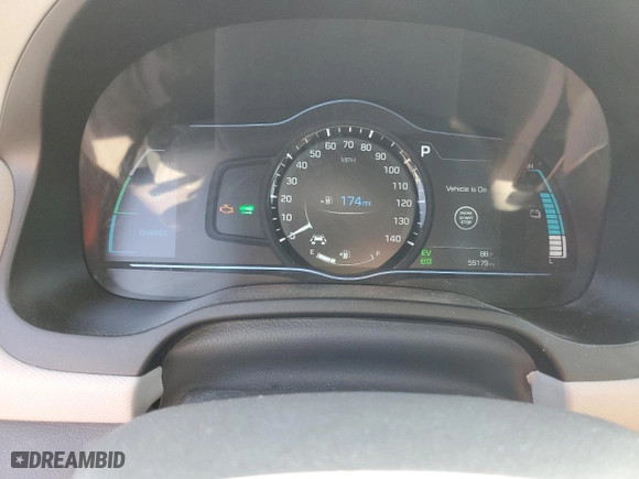 2019 Hyundai Ioniq Plug-In Hybrid Limited with VIN KMHC75LD2KU125707, listed as a Copart auction lot 72266534 with 59,179 mi miles and Salvage Title. Bid and sale history available at carsss.com. Image 9.