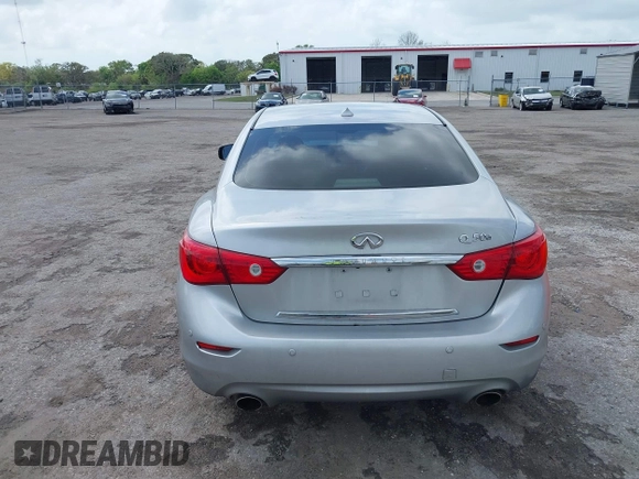 2014 Infiniti Q50 Premium z VIN JN1BV7AP9EM690381, wystawiony jako IAAI lot #41761562 z przebiegiem 107 099 mil mil oraz . Historia ofert i sprzedaży dostępna na DreamBid. Obrazek 16.