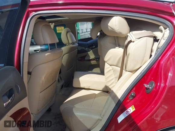 2008 Lexus GS 350 with VIN JTHCE96S580016491, listed as a IAAI auction lot 42036614 with 207,449 mi miles and . Bid and sale history available at DreamBid. Image 8.