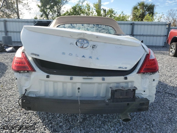 2008 Toyota Camry Solara SE with VIN 4T1FA38P48U160649, listed as a Copart auction lot 42424715 with 25,853 mi miles and Salvage Title. Bid and sale history available at carsss.com. Image 6.
