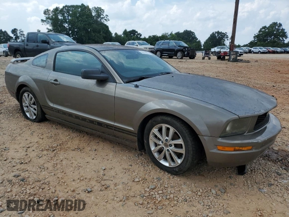 2005 Ford Mustang Deluxe with VIN 1ZVFT80N555169501, listed as a Copart auction lot 64214825 with Not provided miles and Clean title. Bid and sale history available at DreamBid. Image 4.