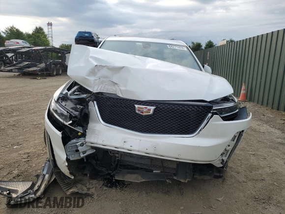 2022 Cadillac XT6 Sport with VIN 1GYKPGRS4NZ174846, listed as a Copart auction lot 64271474 with 57,891 mi miles and Salvage Title. Bid and sale history available at carsss.com. Image 5.
