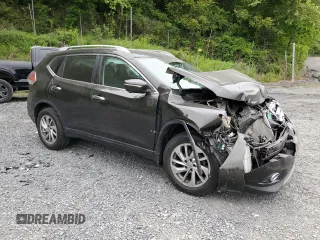 2015 Nissan Rogue SL with VIN 5N1AT2MV2FC773486, listed as a Copart auction lot 58718965 with 146,969 mi miles and Salvage title. Bid and sale history available at DreamBid. Image 4.