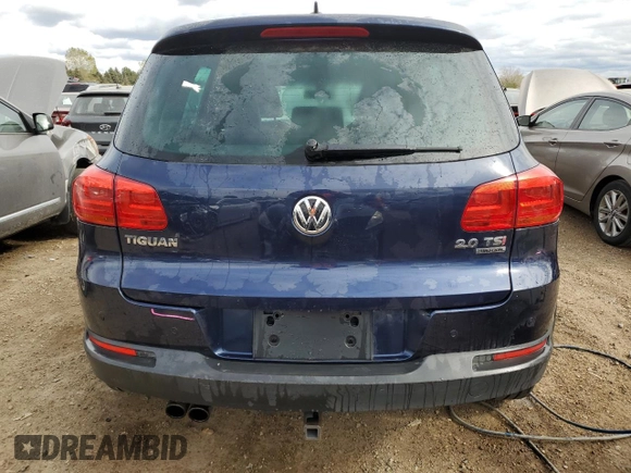 2012 Volkswagen Tiguan S with VIN WVGBV7AX5CW553643, listed as a Copart auction lot 75496504 with 99,648 mi miles and Salvage Title. Bid and sale history available at DreamBid. Image 6.