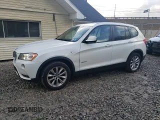 2014 BMW X3 xDrive28i with VIN 5UXWX9C50E0D14502, listed as a Copart auction lot 49828615 with 140,355 mi miles and Clean Title. Bid and sale history available at DreamBid. Image 1.