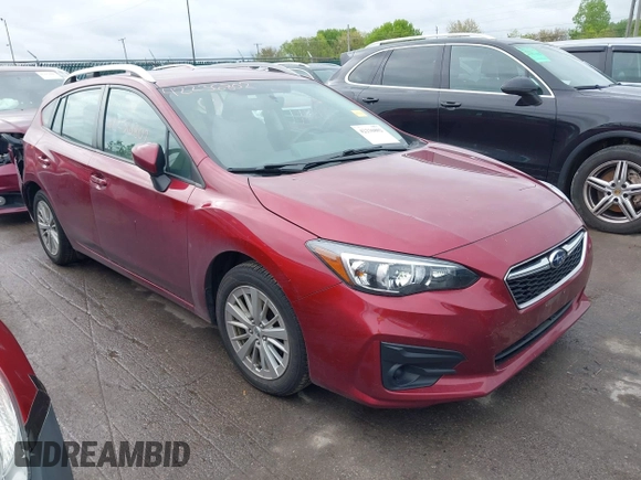 2017 Subaru Impreza Premium z VIN 4S3GTAB63H3733294, wystawiony jako IAAI lot #42236802 z przebiegiem 115 173 mil mil oraz . Historia ofert i sprzedaży dostępna na DreamBid. Obrazek 1.
