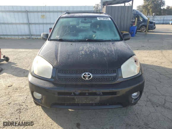 2005 Toyota RAV4 with VIN JTEGD20V550055475, listed as a Copart auction lot 45738985 with 195,289 mi miles and Salvage Title. Bid and sale history available at carsss.com. Image 5.