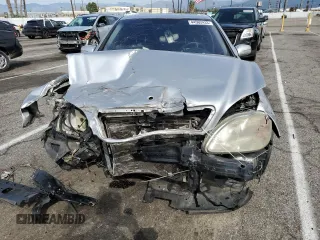 2001 Mercedes-Benz S-Class with VIN WDBNG75J01A187018, listed as a Copart auction lot 44502433 with 0 mi miles and Salvage Title. Bid and sale history available at carsss.com. Image 5.