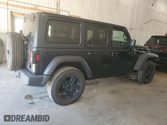 2020 Jeep Wrangler Unlimited Sport Altitude with VIN 1C4HJXDN9LW154318, listed as a Copart auction lot 56473335 with 99,482 mi miles and Salvage title. Bid and sale history available at DreamBid. Image 3.