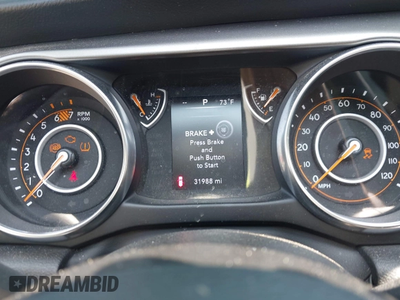 2023 Jeep Wrangler Willys with VIN 1C4HJXDG5PW615358, listed as a IAAI auction lot 42383749 with 31,988 mi miles and . Bid and sale history available at DreamBid. Image 7.