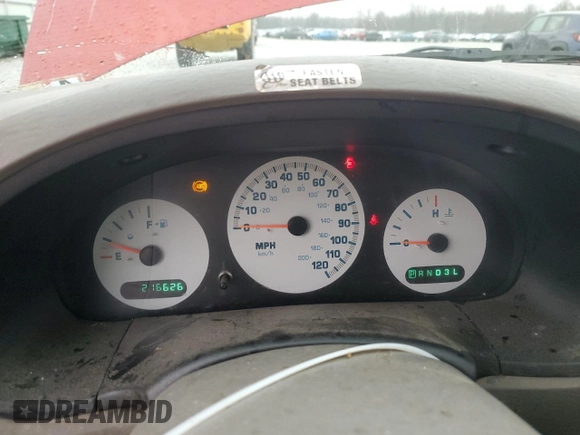 2002 Dodge Caravan SE with VIN 1B4GP24342B644602, listed as a Copart auction lot 84796844 with 216,626 mi miles and Salvage Title. Bid and sale history available at carsss.com. Image 9.