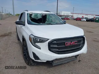 2021 GMC Terrain SLE z VIN 3GKALMEV5ML369697, wystawiony jako IAAI lot #40910723 z przebiegiem Nie podano mil oraz . Historia ofert i sprzedaży dostępna na DreamBid. Obrazek 1.