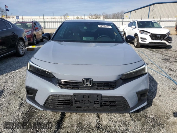 2024 Honda Civic Sedan Sport with VIN 2HGFE2F54RH583936, listed as a Copart auction lot 49465375 with 25,298 mi miles and Salvage Title. Bid and sale history available at carsss.com. Image 5.