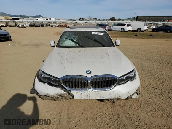 2020 BMW 3 Series 330i with VIN WBA5R1C05LFJ05290, listed as a Copart auction lot 48253655 with Not Provided miles and Salvage Title. Bid and sale history available at DreamBid. Image 5.