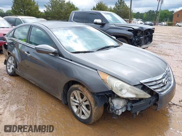 2013 Hyundai Sonata GLS with VIN 5NPEB4AC8DH748505, listed as a IAAI auction lot 42016058 with 215,227 mi miles and . Bid and sale history available at carsss.com. Image 1.
