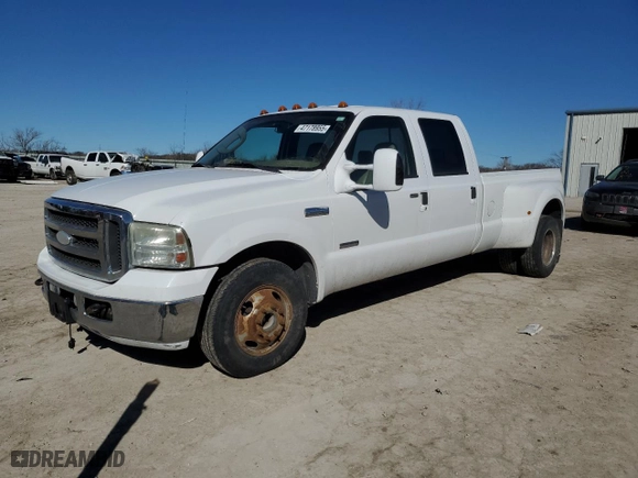 2005 Ford Super Duty F-350 DRW XL with VIN 1FTWW32P65EC18152, listed as a Copart auction lot 47178955 with 257,822 mi miles and Clean Title. Bid and sale history available at carsss.com. Image 1.