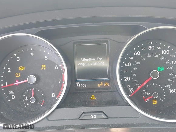 2020 Volkswagen Tiguan SE with VIN 3VV3B7AX0LM039721, listed as a IAAI auction lot 41627081 with 56,405 mi miles. Bid and sale history available at carsss.com. Image 7.