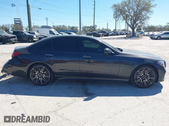 2024 Mercedes-Benz C 43 AMG with VIN W1KAF8HB4RR158637, listed as a IAAI auction lot 41586886 with 3,022 mi miles and . Bid and sale history available at DreamBid. Image 13.